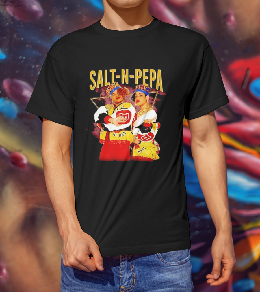 Salt N Pepa Iconic 90s Hip Hop Fashion T-Shirt