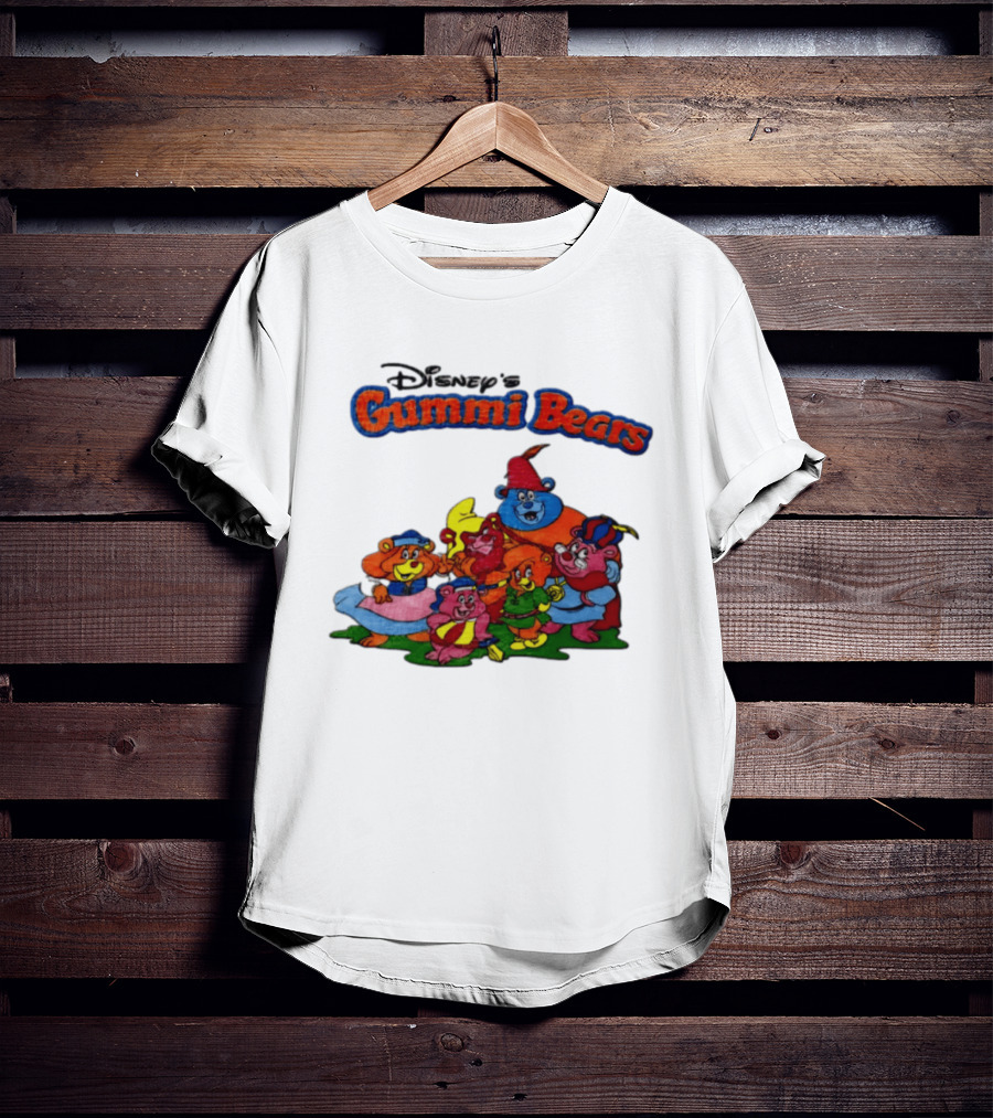 Disney's Gummi Bears 1985 Colorful Group Of Five Characters T-Shirt