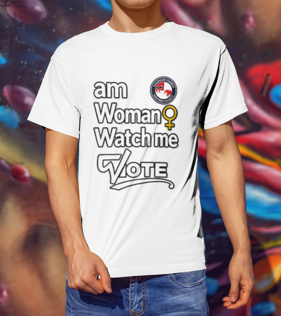I Am Woman Me Vote Female Empowerment Election T-Shirt
