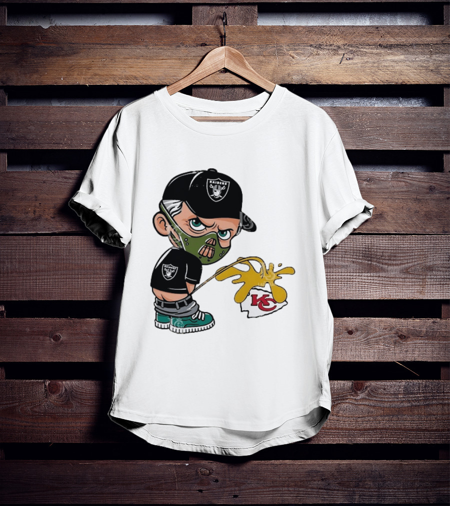 Las Vegas Raiders Fan Prank On Kansas City Chiefs Rivalry T-Shirt