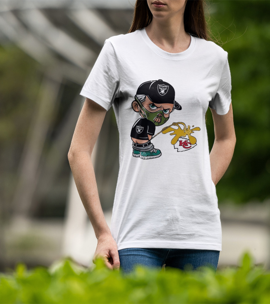 Las Vegas Raiders Fan Prank On Kansas City Chiefs Rivalry T-Shirt