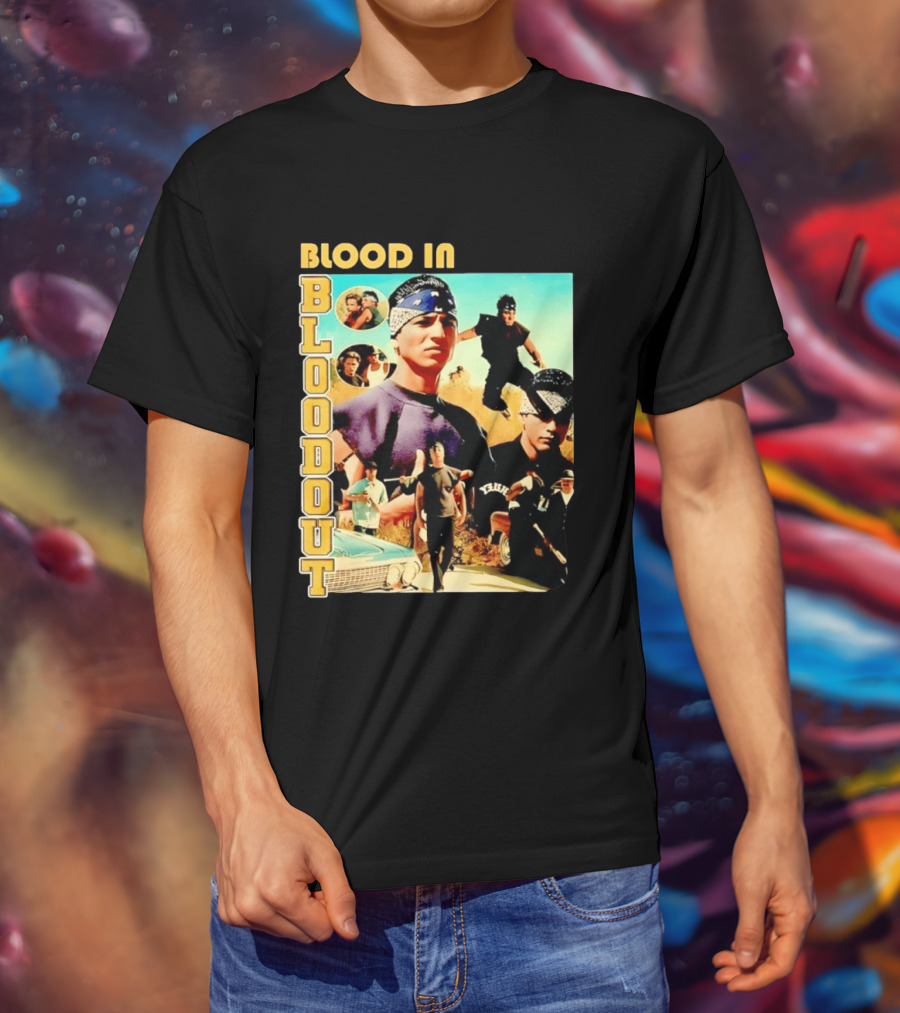 Blood In Blood Out 90s Cult Classic Movie T-Shirt
