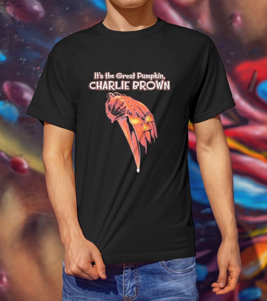It's The Great Pumpkin Charlie Brown Horror Slasher T-Shirt