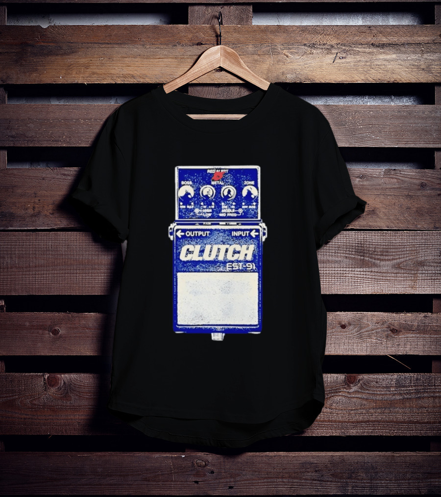 Boss Metal Zone Clutch Est 91 Rock Music Pedal T-Shirt