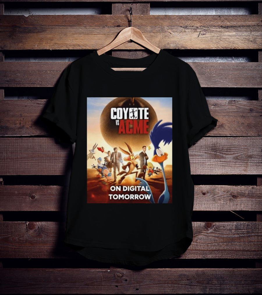 Coyote Vs Acme Digital Release Featuring Iconic Looney Tunes Characters T-Shirt