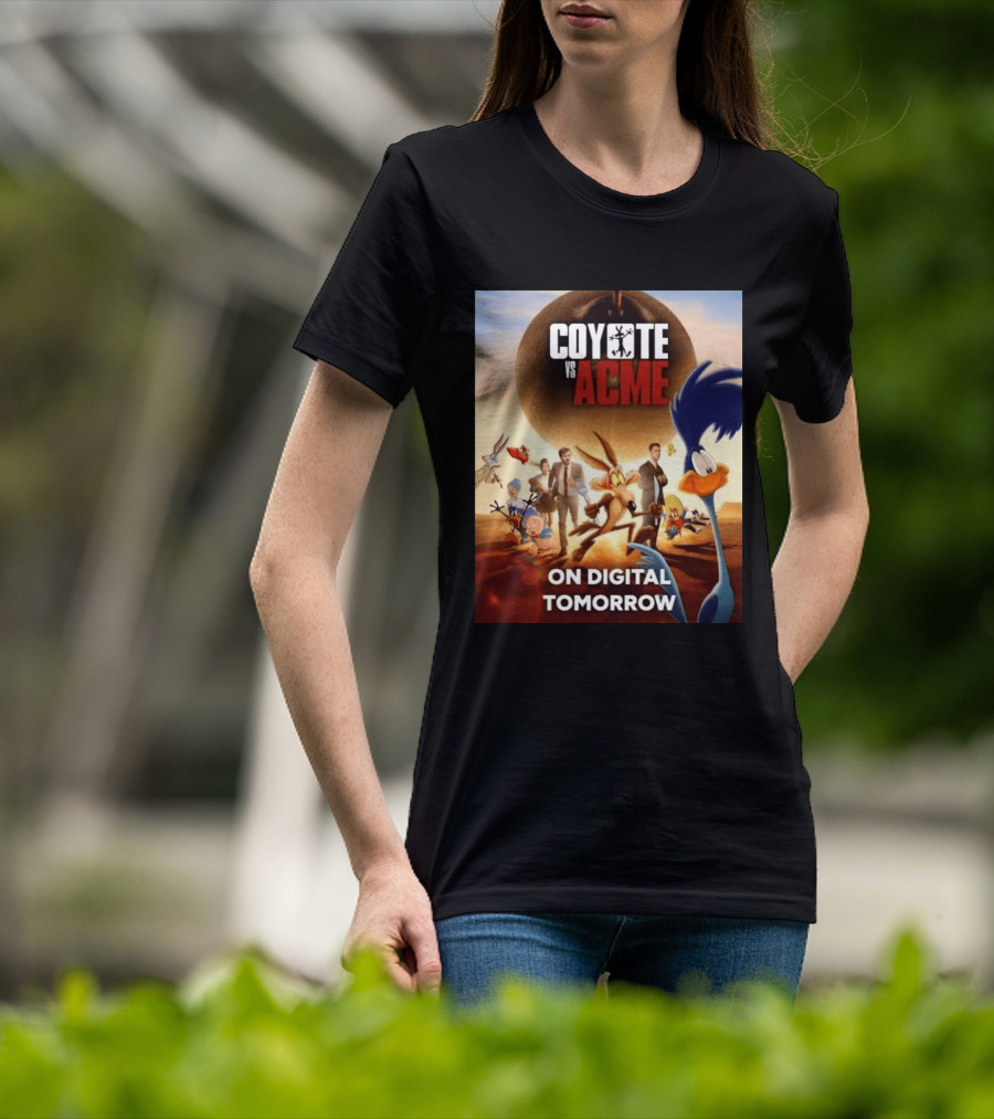 Coyote Vs Acme Digital Release Featuring Iconic Looney Tunes Characters T-Shirt