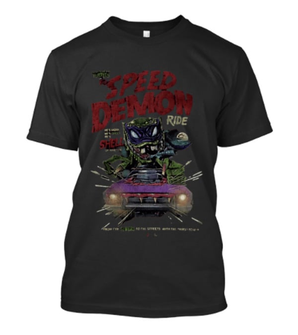 Welcome To The Speed Demon Ride Shell Daredevil Thrills T-Shirt