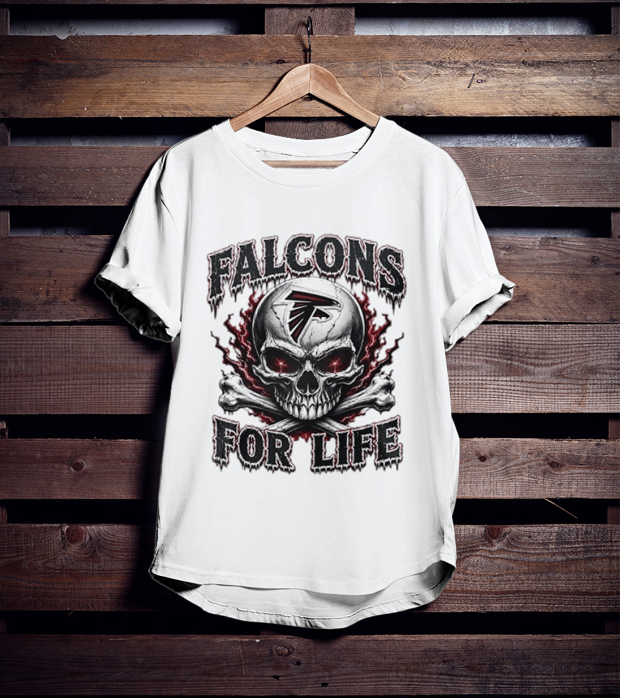 Falcons For Life Skull X Atlanta T-Shirt