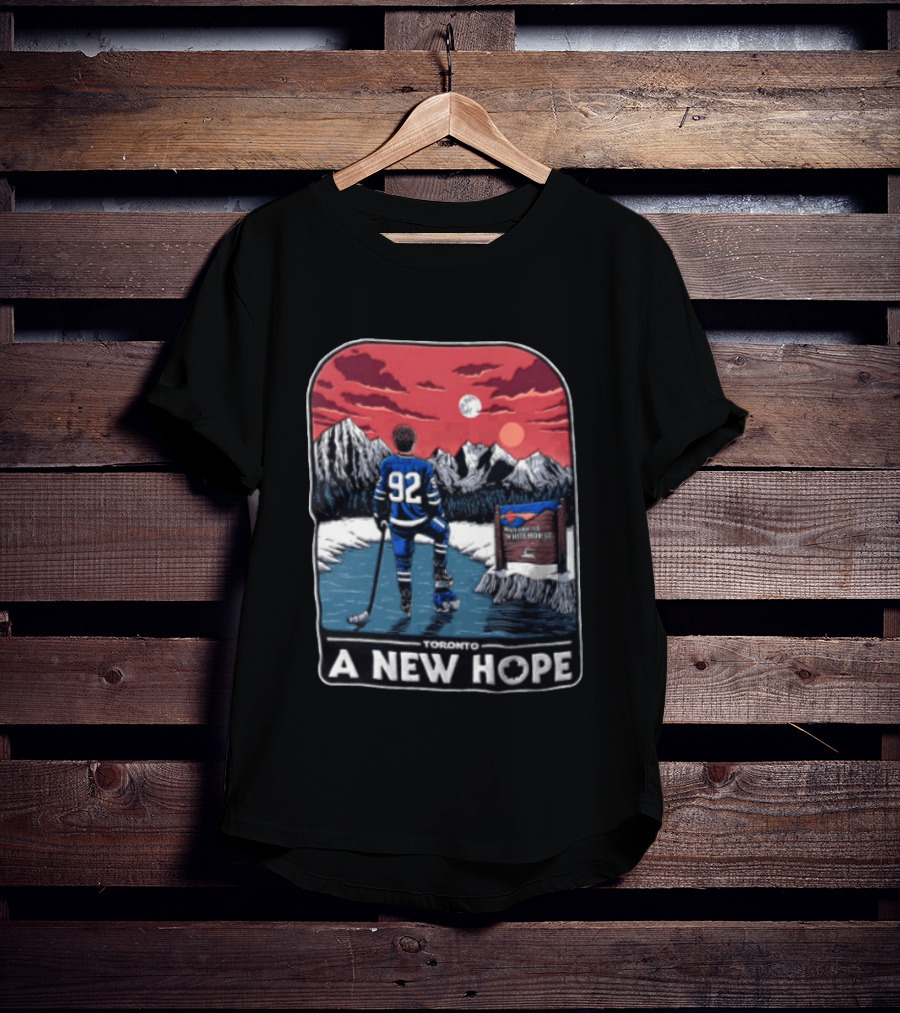 Toronto A New Hope 92 NHL Hockey Sunset Mountain Scene T-Shirt
