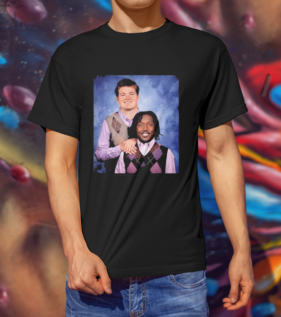 Drake Maye AJ Brown Step Brothers Movie T-Shirt