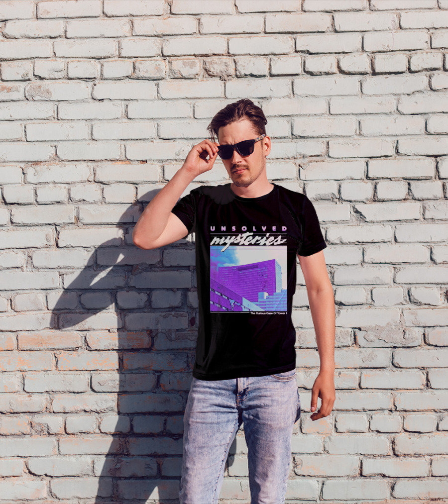 Unsolved Mysteries The Curious Case Of Tower 7 Retro Building T-Shirt