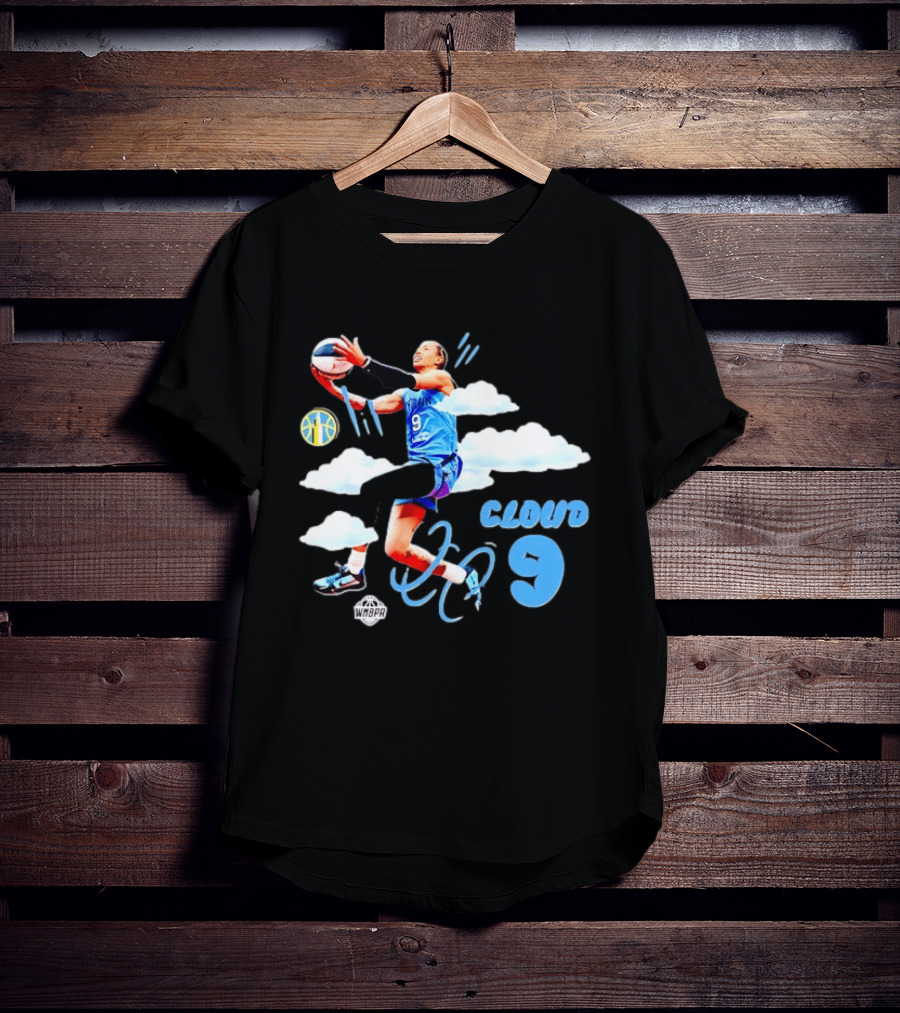 Natasha Cloud 9 Chicago Sky WNBA Basketball T-Shirt