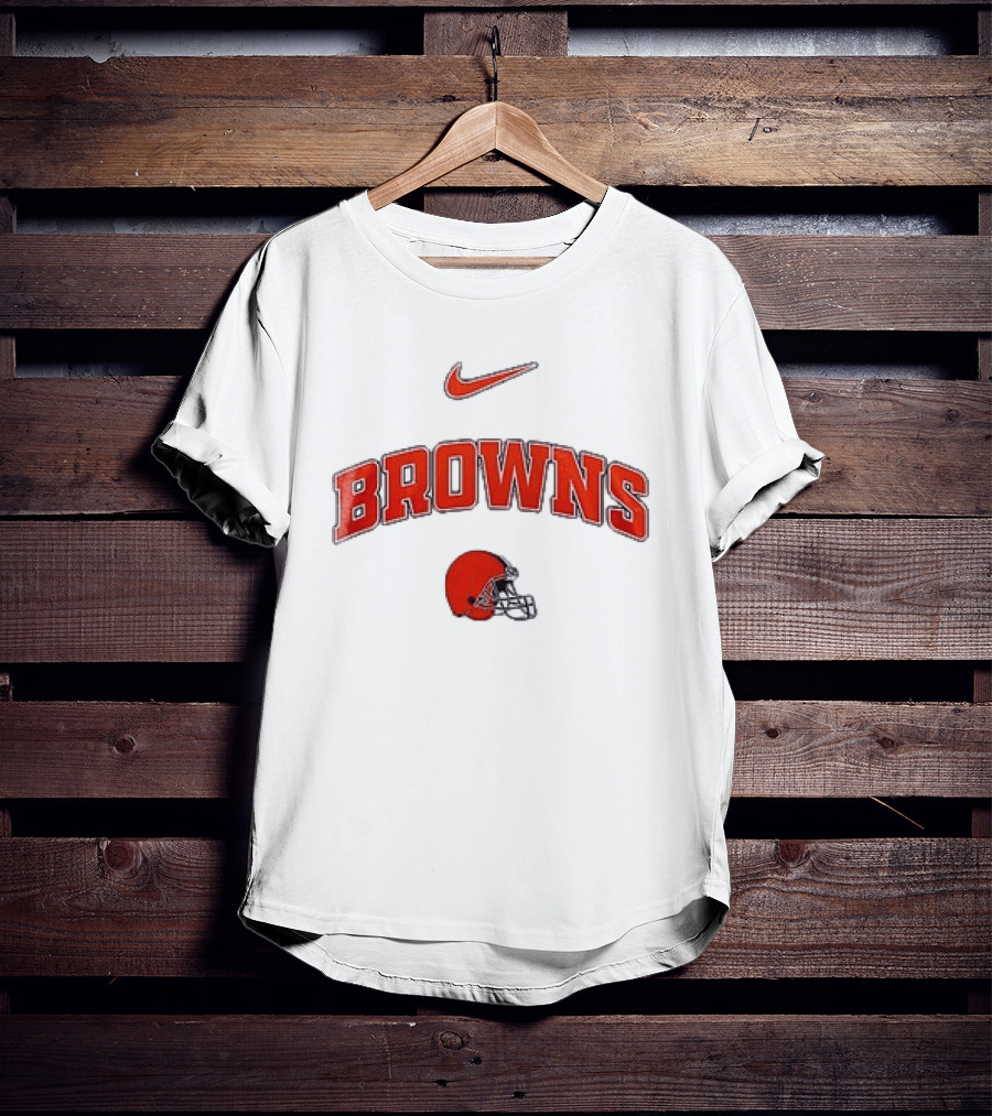 Nike Cleveland Browns Helmet Browns Resist For Freedom T-Shirt