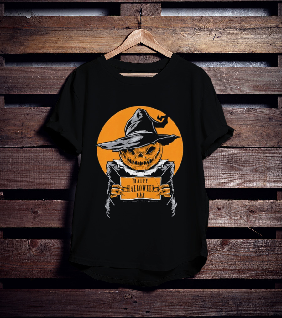 Halloween Pumpkin Witch Vintage Horror Comic Book T-Shirt