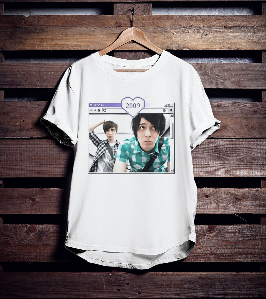 Cobra Starship 2009 Browser Window Pixel Heart Photo Frame T-Shirt