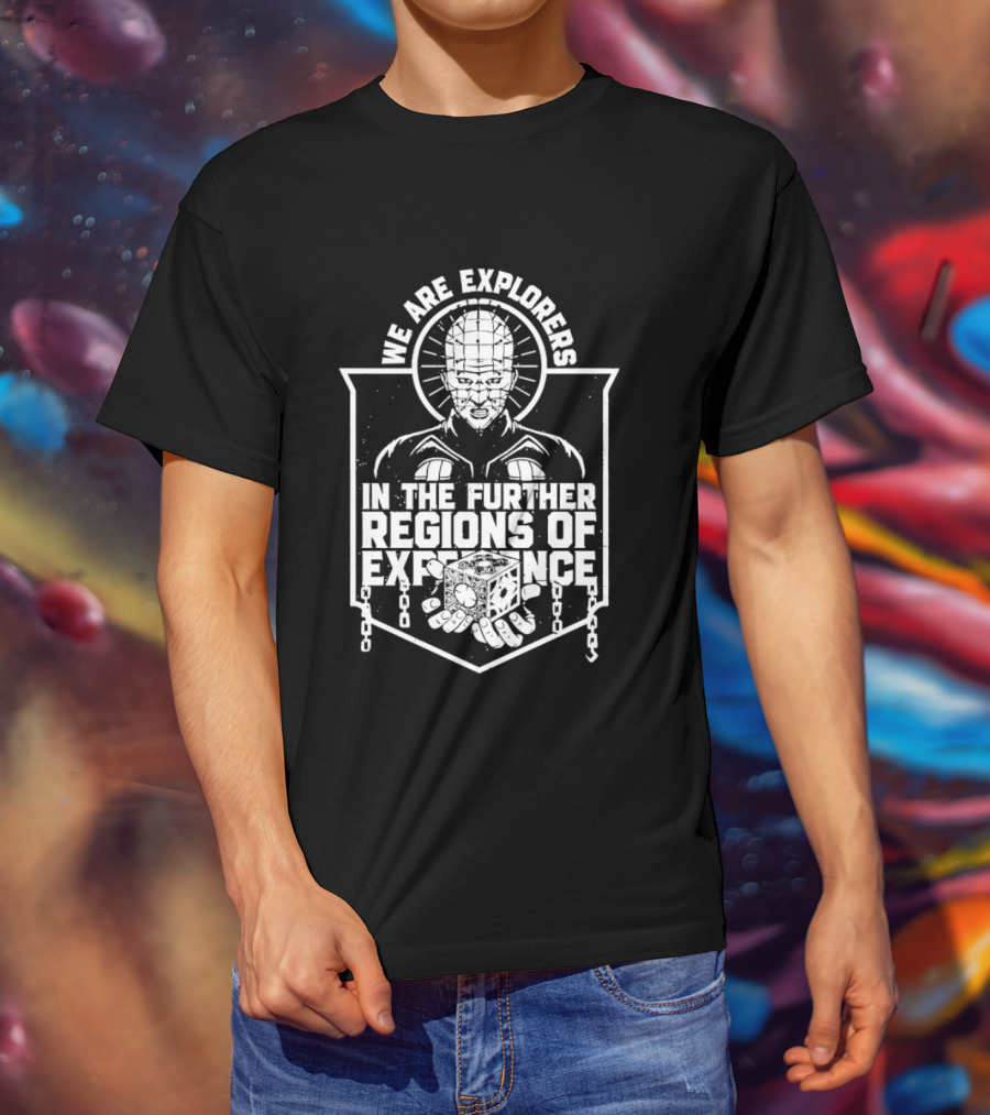 We Are Explorers Pinhead Further Regions Of Experience Chains T-Shirt