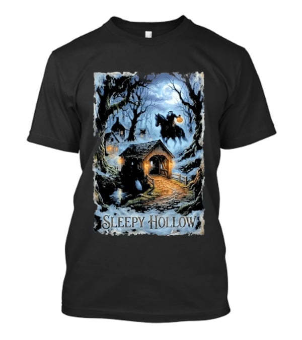 Sleepy Hollow Halloween Headless Horseman Bridge Scene Jack & Jones T-Shirt
