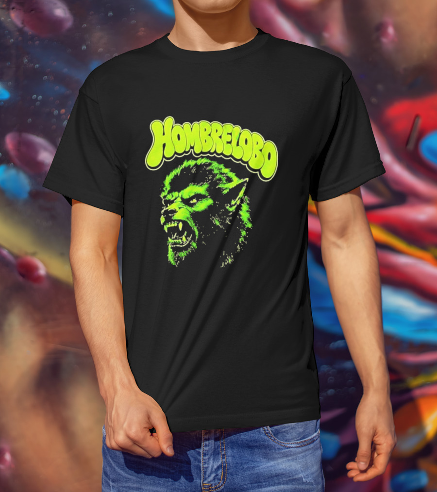 Hombrelobo Werewolf Neon Green Horror T-Shirt