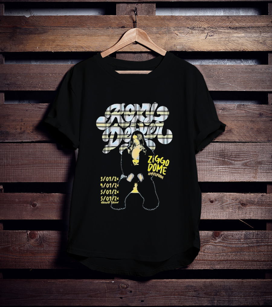 Roxy Dekker Ziggo Dome Amsterdam Concert Tour Dates 3/01/24 4/01/24 5/01/24 New Show T-Shirt