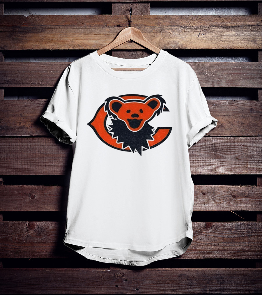Chicago Bears Grateful Dead Dancing Bear T-Shirt