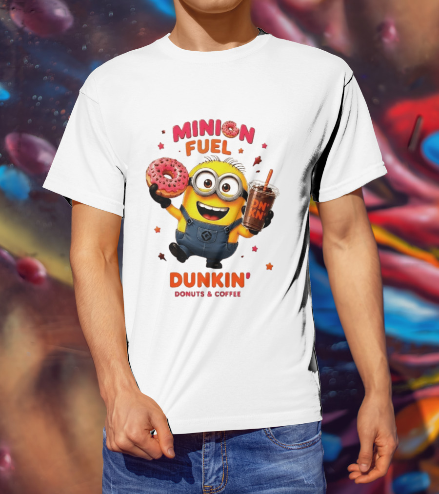 Minion Fuel Dunkin' Donuts Coffee Minions Donut Drink T-Shirt