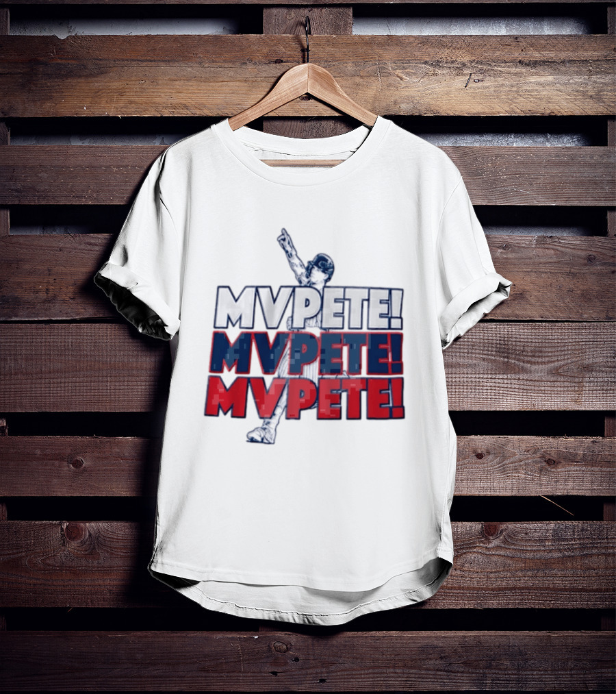 Pete Alonso New York Mets MLB Mvpete The Players Baseball T-Shirt