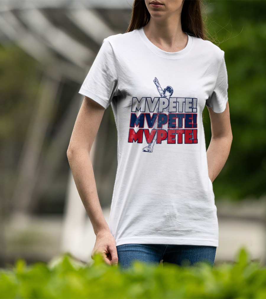 Pete Alonso New York Mets MLB Mvpete The Players Baseball T-Shirt