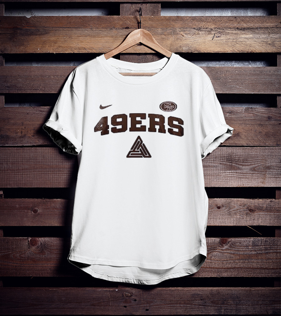 San Francisco 49ers C Brown Nike Triangle Collaboration T-Shirt