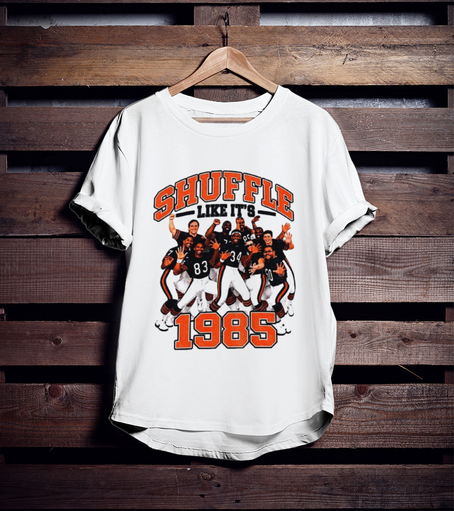 Shuffle Like It's 1985 Chicago Bears Shufflin' Crew 34 T-Shirt