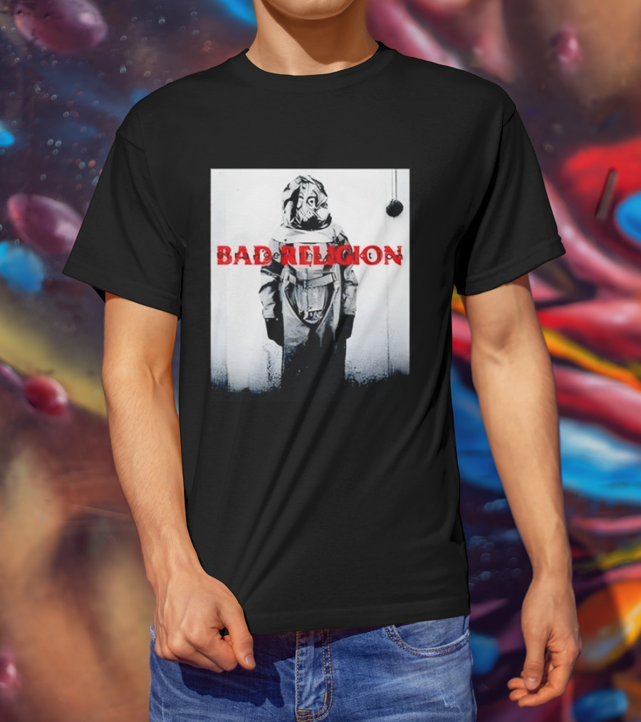 Bad Religion Stranger Than Fiction Punk Rock Hazmat Suit T-Shirt