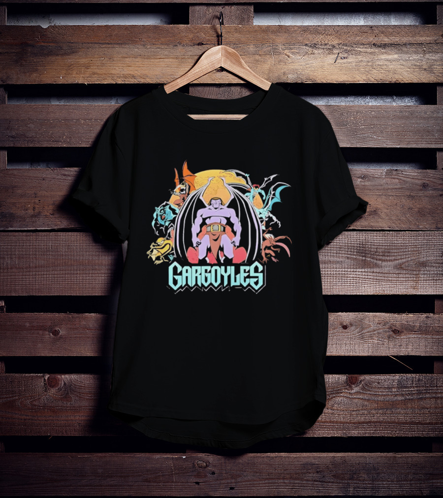 Gargoyles Goliath And Animated Series Characters Collection T-Shirt