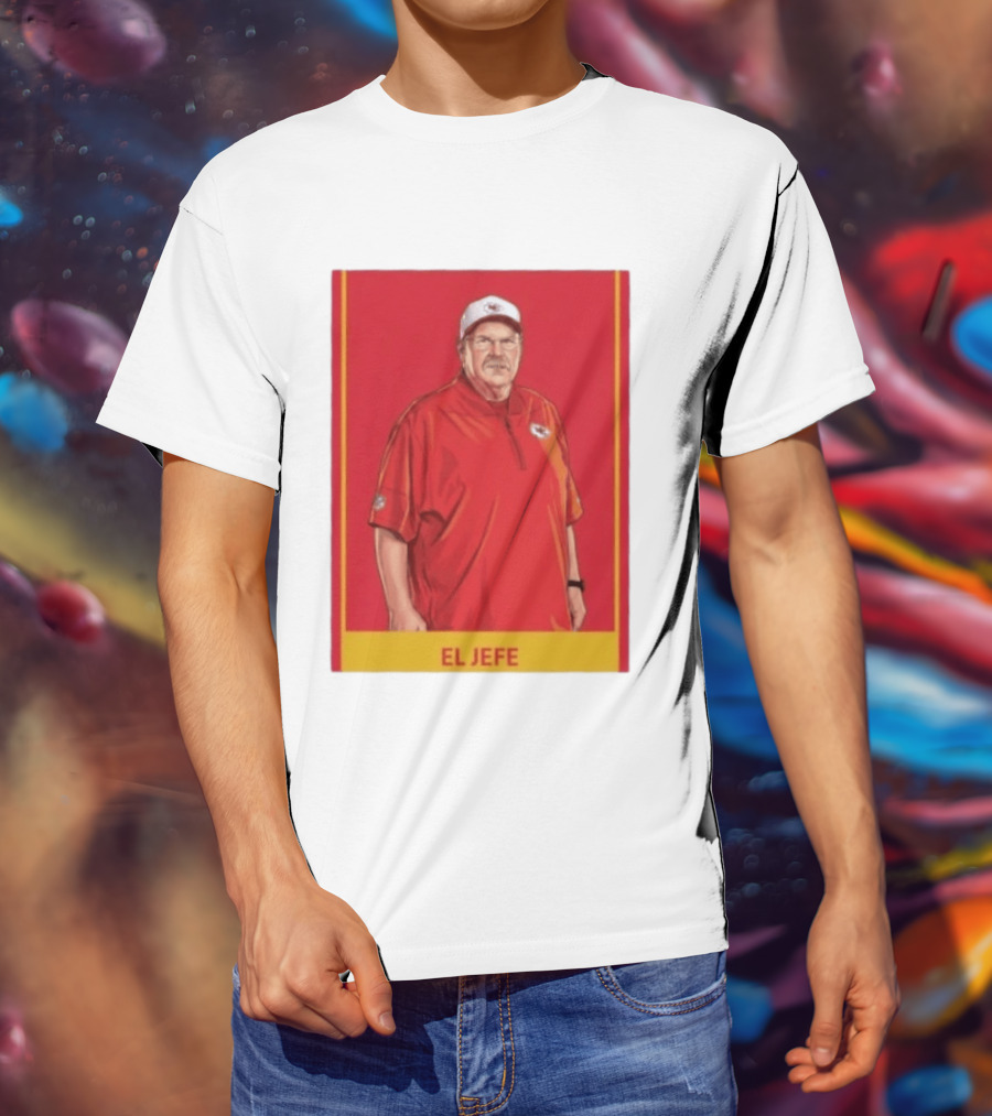 Andy Reid El Jefe Kansas City Chiefs Coach Red Chiefs T-Shirt