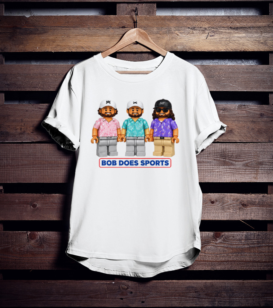 Bob Does Sports Fun Lego Figures With Hats And Sunglasses T-Shirt