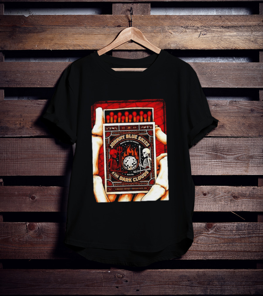 Johnny Blue Skies & The Dark Clouds Mutiny For The Masses Mobile Center Kansas City Sept 26 2026 T-Shirt