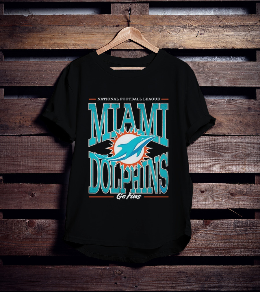 National Football League Miami Dolphins Go Fins T-Shirt
