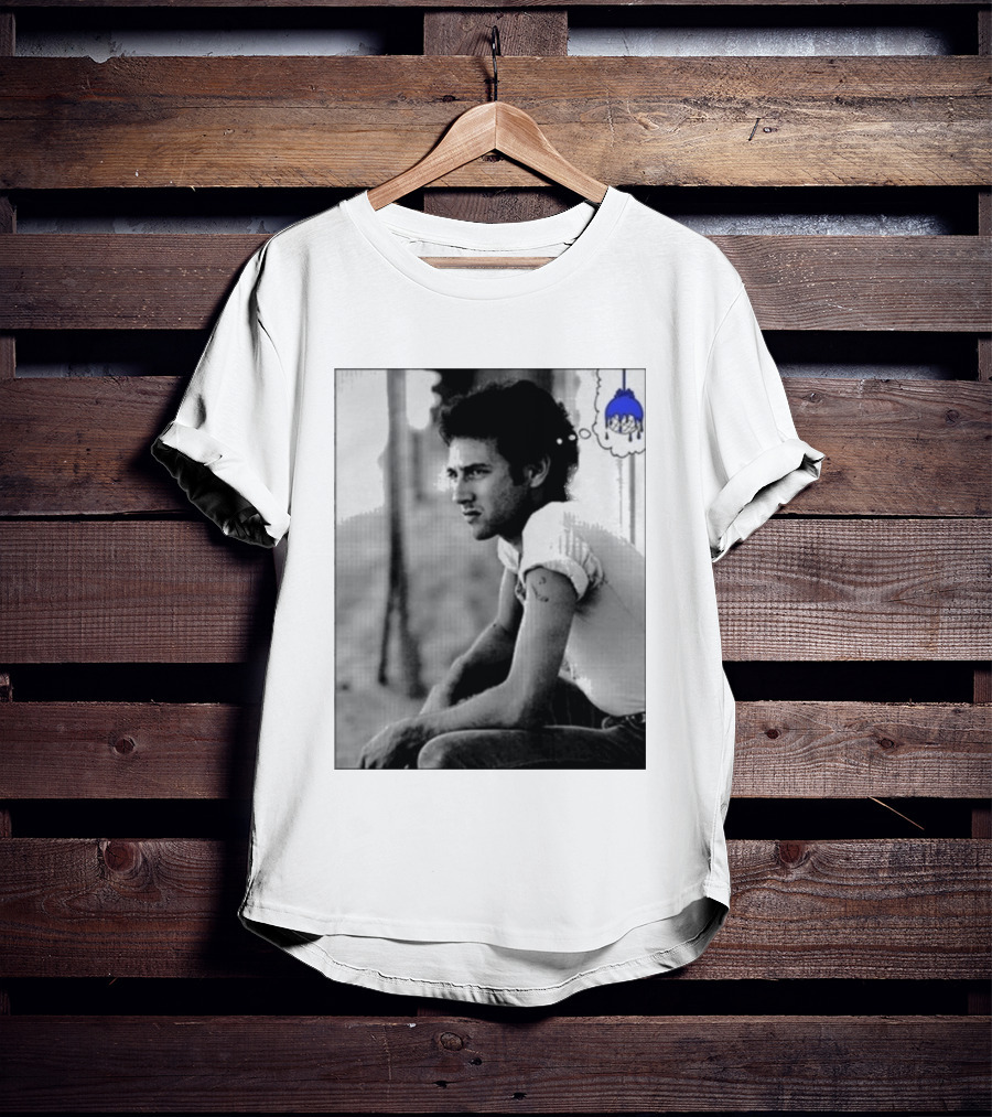 Jack White Hollywood Palladium Los Angeles CA Mon September 28th 2026 Contemplative Man With Blue Thinking Cloud T-Shirt