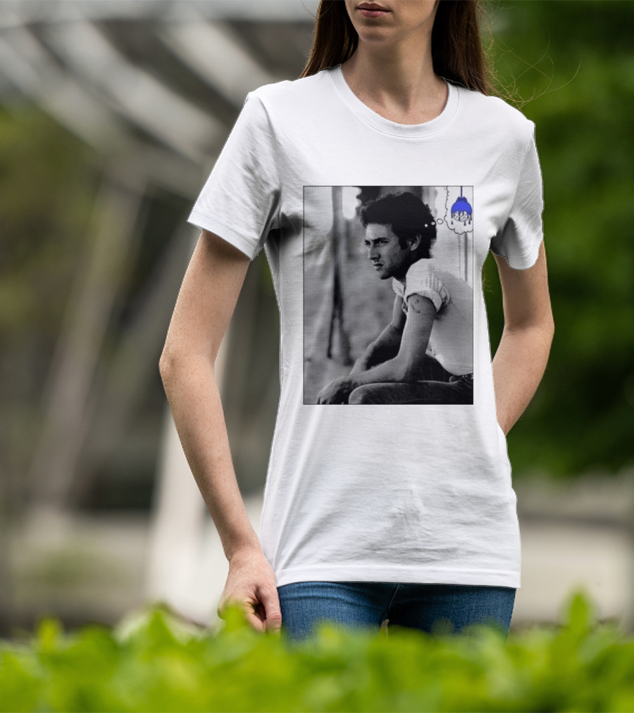 Jack White Hollywood Palladium Los Angeles CA Mon September 28th 2026 Contemplative Man With Blue Thinking Cloud T-Shirt