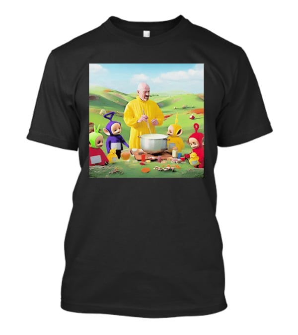 Breaking Bad Walter White Cooking With Teletubbies Scene T-Shirt