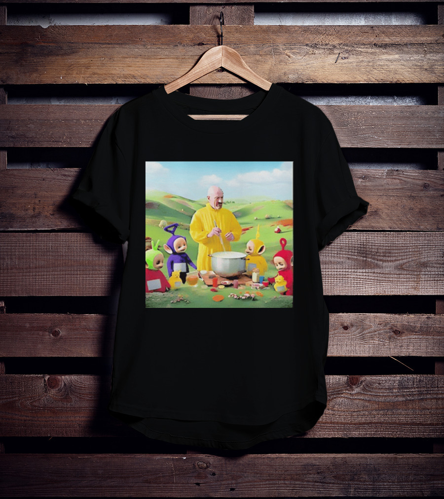 Breaking Bad Walter White Cooking With Teletubbies Scene T-Shirt