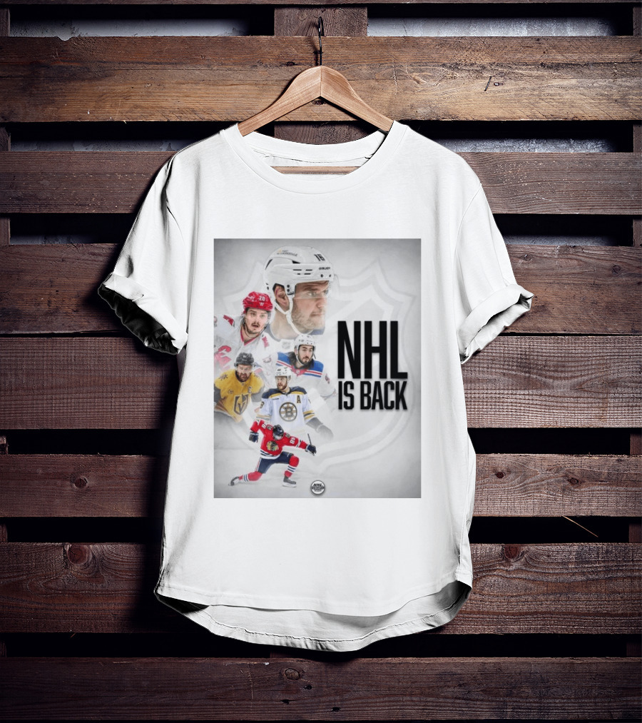 NHL 2026 2027 Is Back Featuring Iconic Players And Teams Like Boston Vegas Florida Carolina T-Shirt