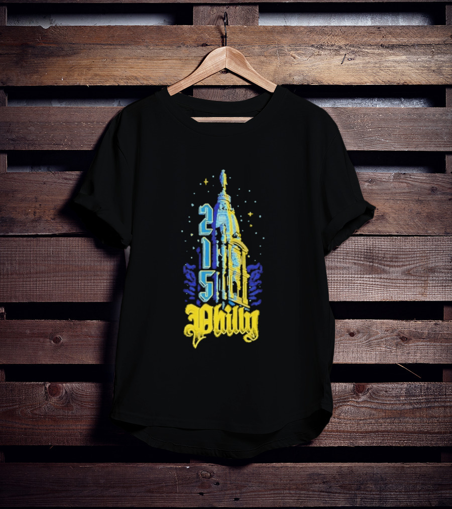 Philly 215 Philadelphia City Connect William Penn Tower T-Shirt