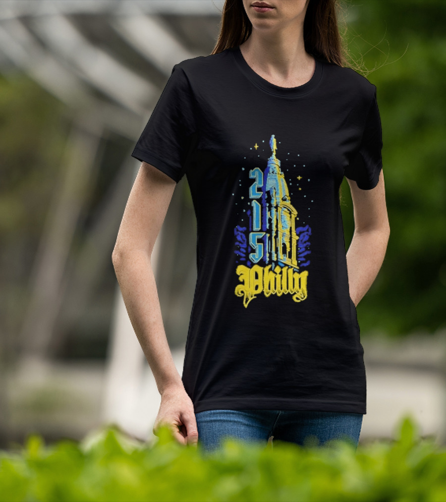 Philly 215 Philadelphia City Connect William Penn Tower T-Shirt
