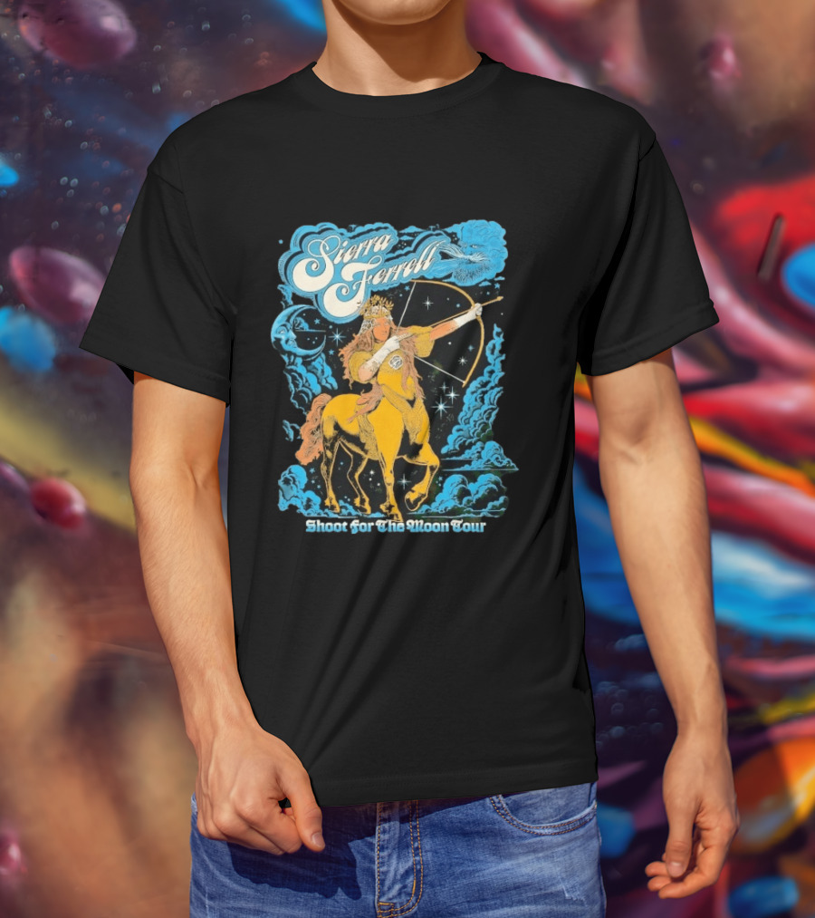 Sierra Ferrell Shoot For The Moon Tour Centaur Archer Cosmic T-Shirt