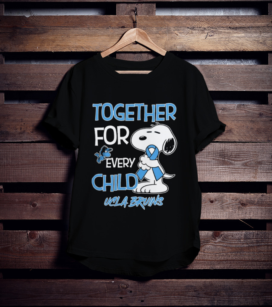 TOGETHER FOR EVERY CHILD Snoopy UCLA Bruins T-Shirt