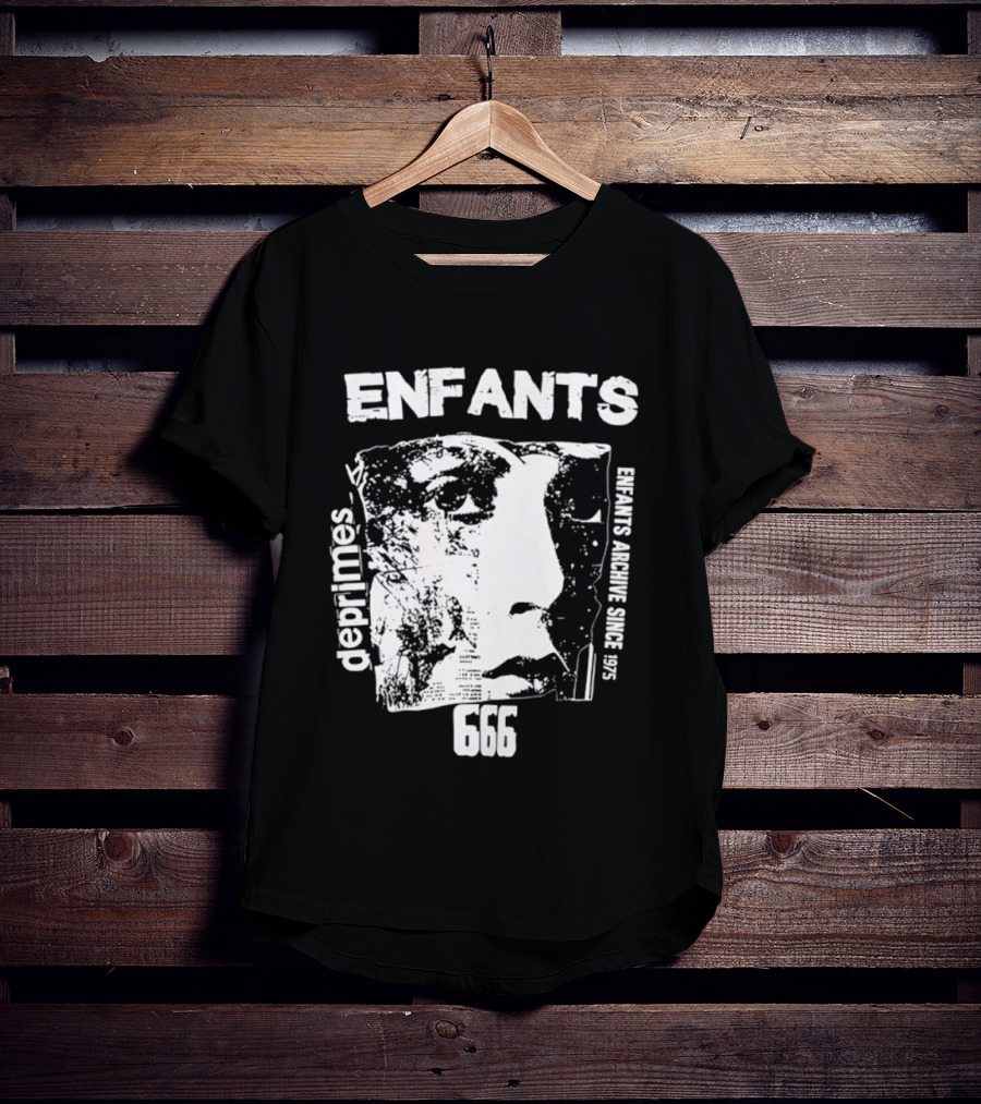 Enfants Deprimes Archive Since 1975 Face 666 T-Shirt