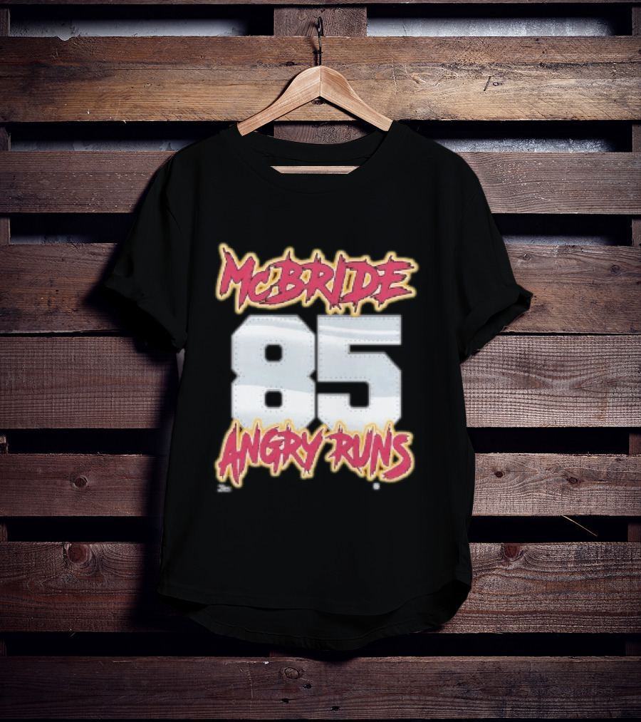McBride 85 Angry Runs Arizona Cardinals 2026 T-Shirt
