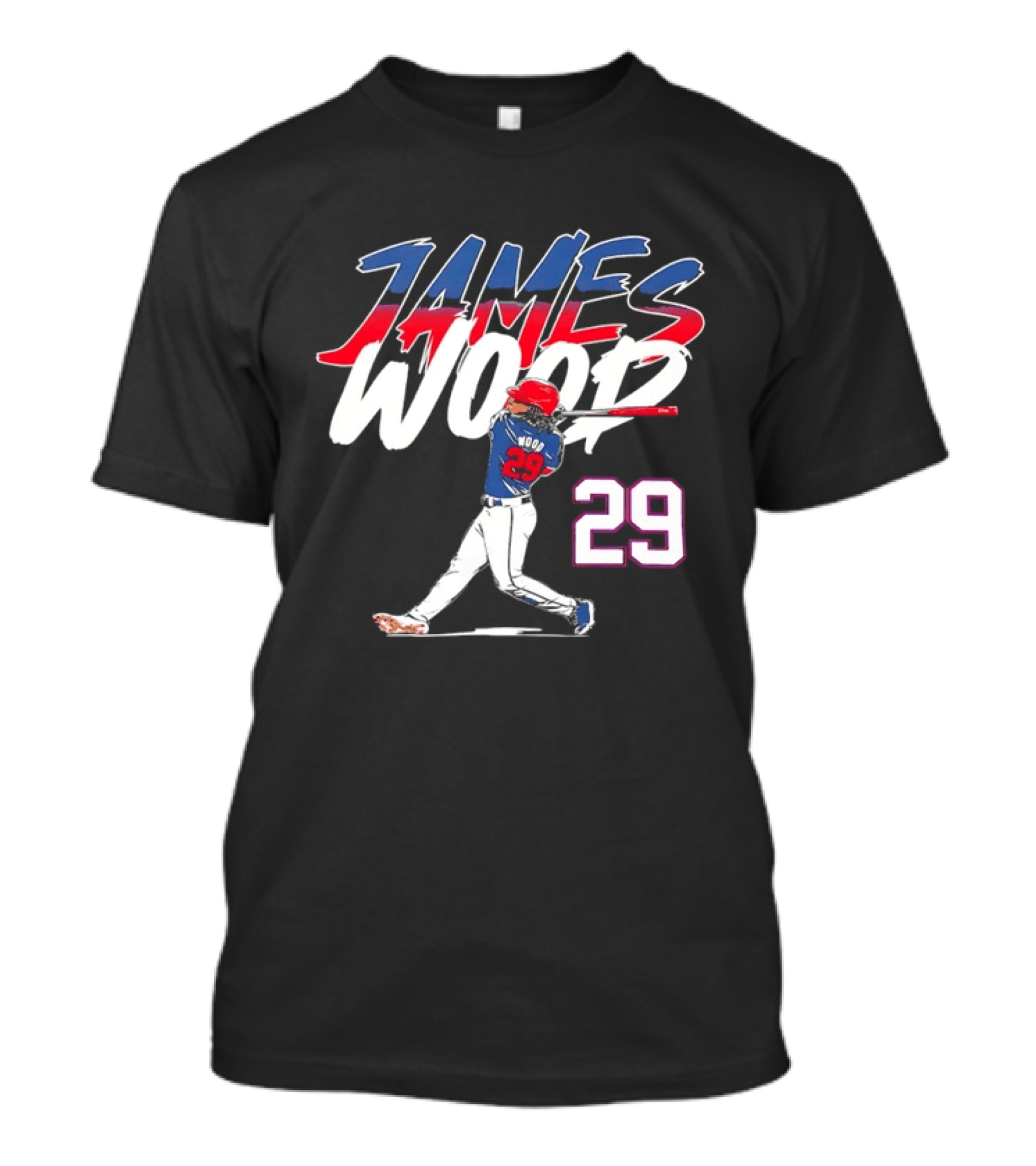 James Wood 29 Washington Nationals Baseball Player T-Shirt