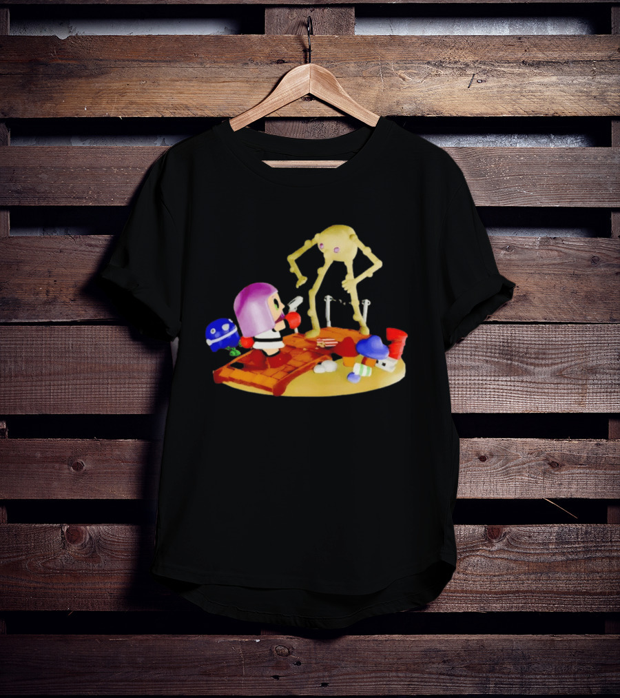 Little Mac Vs Yellow Devil Punch Out Nostalgic Battle Scene T-Shirt