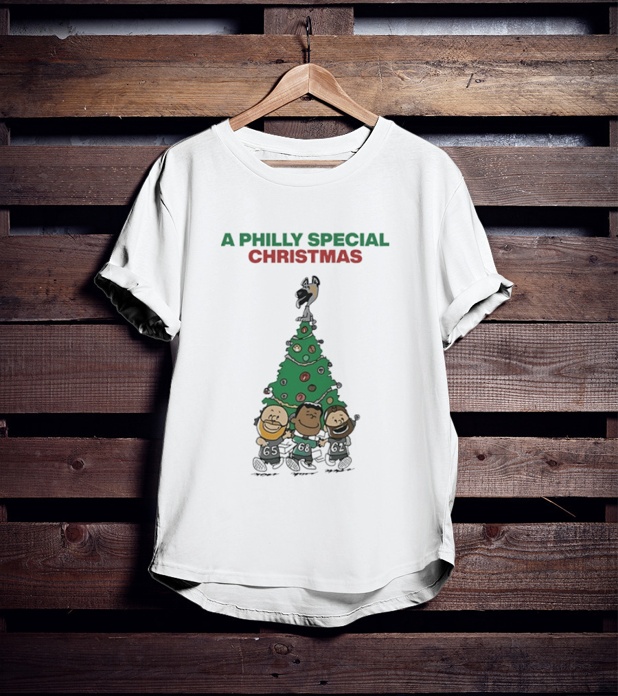A Philly Special Christmas Philadelphia Eagles Tree T-Shirt