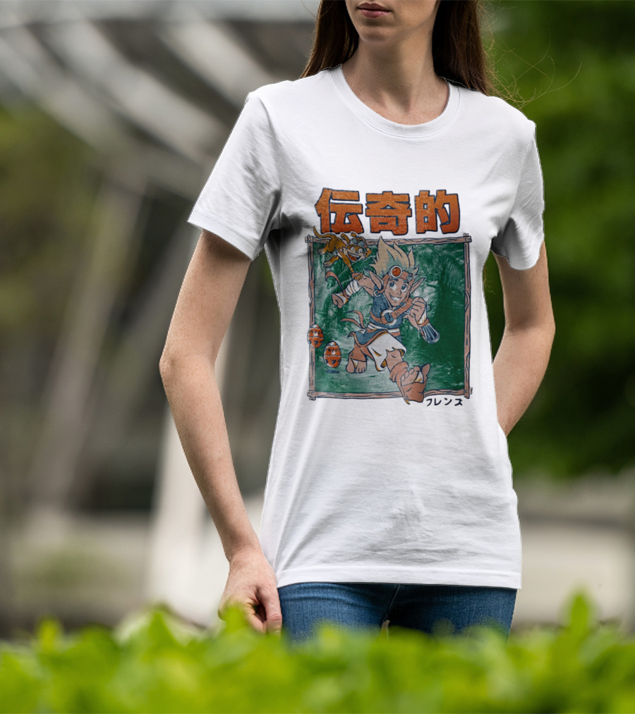 Legendary Adventure Jak And Daxter Jungle Run Orange Eggs T-Shirt